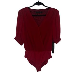 House of Harlow 1960 Red Bodysuit